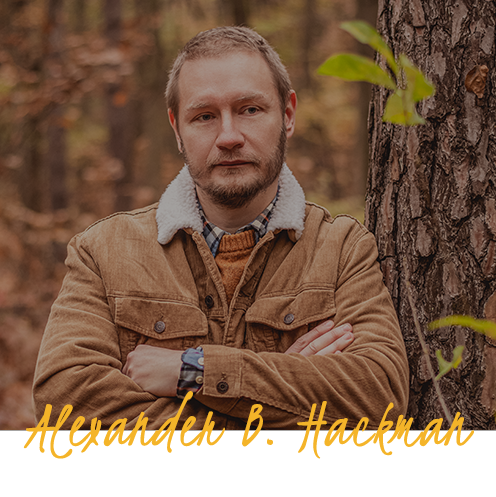 Alexander B. Hackman író - alias Bánki Attila - önarckép névvel